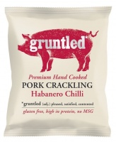 Gruntled Pork Crackling Haberno Chilli - 20 x 40g